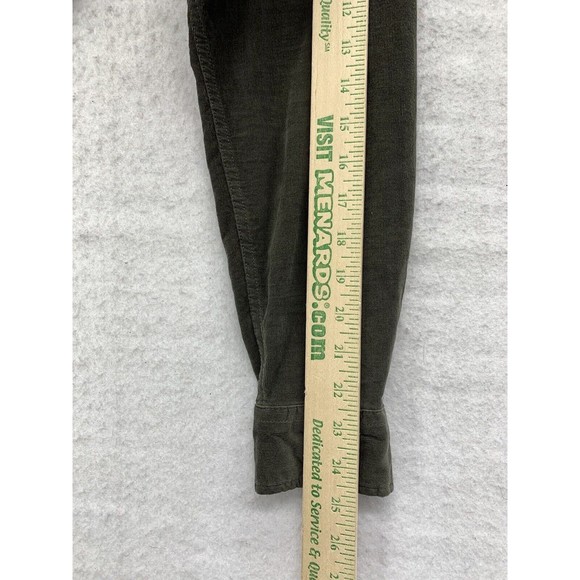 APT.9 Shirt Men’s Small Gray Thin Ribbed Corduroy Long Sleeve Button Up Pockets - Picture 6 of 15